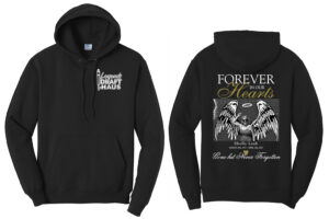 Legends Shelly Unisex Fleece Hooded Sweatshirt-Black