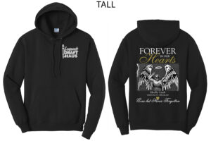 Legends Shelly Tall Fleece Hooded Sweatshirt-Black