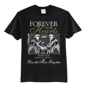 Legends Shelly Unisex Short Sleeve Tee-Black