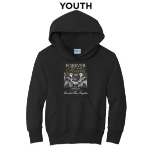 Legends Shelly Youth Fleece Hooded Sweatshirt-Black