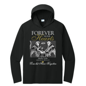 Legends Shelly Men Performance Pullover Hooded Tee-Black