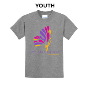 Live Like Laiken Youth Short Sleeve Tee-Athletic Heather