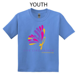 Live Like Laiken Youth Short Sleeve Tee-Carolina Blue