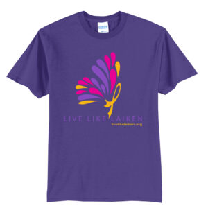 Live Like Laiken Unisex Short Sleeve Tee-Purple