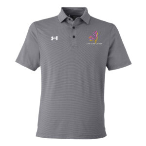 Live Like Laiken Under Armour DRIVE Team Stripe Premium Polo – BLACK