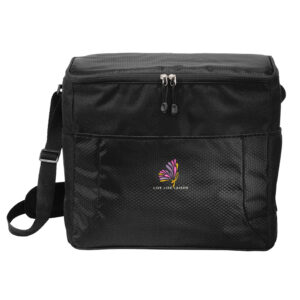 Live Like Laiken Port Authority 24-Can Cube Cooler-Black/Black