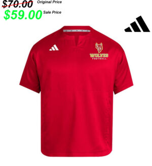 Marion Football PG Adidas Adizero Dugout Cage Jacet – POWER RED