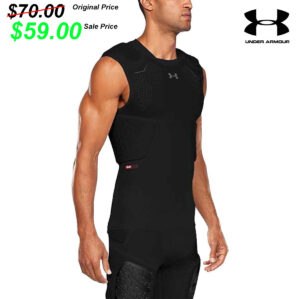 Marion Football PG Under Armour Game Day Armour Pro 5-Pad football Sleeveless Top -BLACK