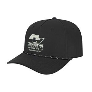 Midwest Wheel Cap America Athletic Rope Cap – Black