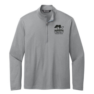 Midwest Wheel TravisMathew Coto Performance 1/4-Zip – Quiet Shade Grey Heather