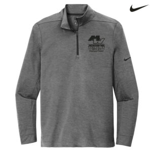 Midwest Wheel Nike Dry 1/2-Zip Cover-Up – Black Heather