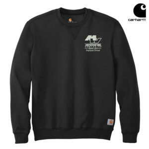 Midwest Wheel Carhartt Adult Midweight Crewneck Sweatshirt – Black