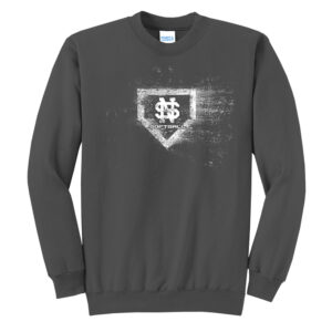 NS Softball Unisex Fleece Crewneck Sweatshirt-Charcoal