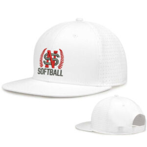 NS Softball The Game Perforated GameChanger Snapback Cap-White