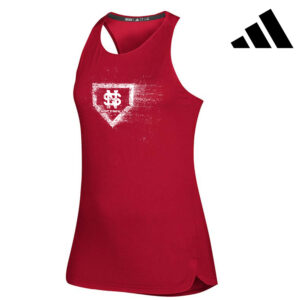 NS Softball Adidas Women’s Game Mode Training Tank – Power Red