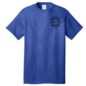 Preston Fire Women Auxiliary Unisex Short Sleeve Tee-Heather Royal