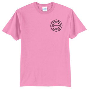 Preston Fire Women Auxiliary Unisex Short Sleeve Tee-Candy Pink