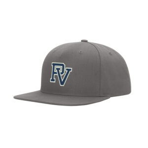 PV Baseball Richardson Pink Front Structured Snapback-Flint Grey