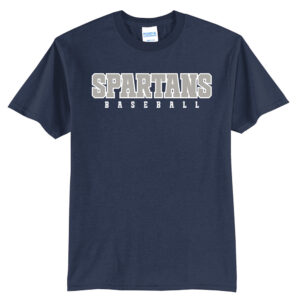 PV Baseball Unisex Short Sleeve Tee-navy