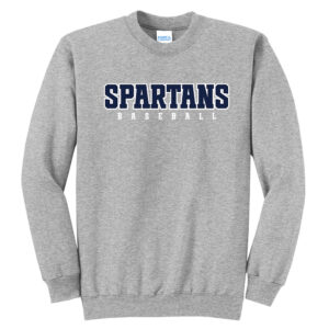 PV Baseball Unisex Fleece Crewneck Sweatshirt-Athletic Heather