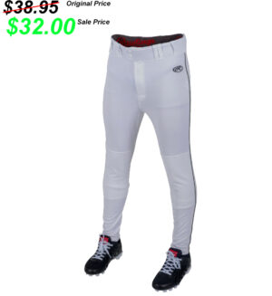 PV Baseball Rawlings Launch Tapered Jogger Fit Pant-White