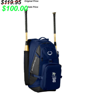 PV Baseball Evoshield Recruit Backpack – Navy