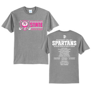 PV Girls State Golf Unisex Short Sleeve Tee-Athletic Heather