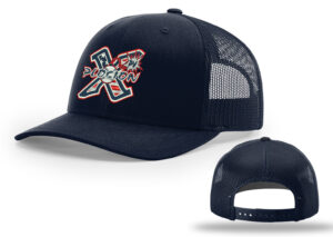 PV Xplosion SB Richardson Pro Crown Mesh Back solid color Adjustable back cap Solid-navy
