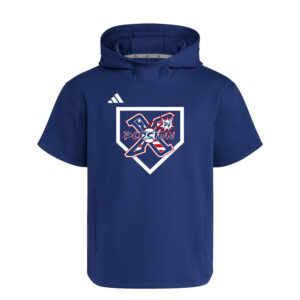 PV Xplosion SB Adidas  Dugout NWV Short Sleeve Hoodie- NAVY