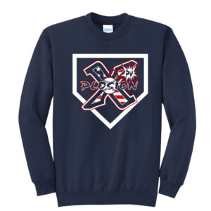 PV Xplosion SB Unisex Fleece Crewneck Sweatshirt-navy