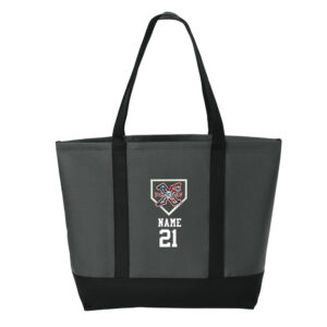PV Xplosion SB Port Authority Canvas  Day Tote-Dark Charcoal/Black