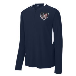 PV Xplosion SB Sport-Tek Men Club 1/4-Zip Pullover-True Navy/White