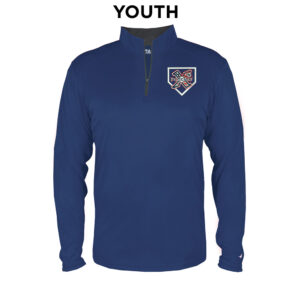 PV Xplosion SB B-Core 1/4 Zip YOUTH-Navy/Graphite