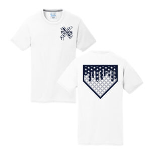 PV Xplosion SB Port and Company Men Performance Blend Tee-White