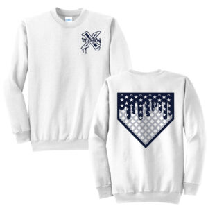 PV Xplosion SB Unisex Fleece Crewneck Sweatshirt-White