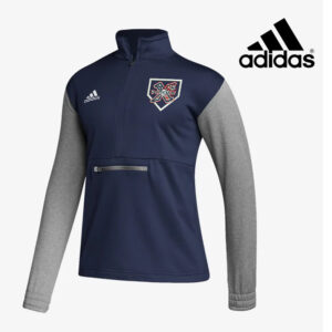 PV Xplosion SB Adidas Team Issue color block 1/4 zip pullover -Team Navy/Grey (M, 3X, 4X only)