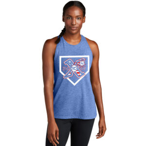 PV Xplosion SB Sport-Tek Ladies PosiCharge Tri-Blend Wicking Tank-True Royal Heather