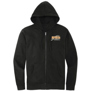 QC Mayhem Baseball District Adult V.I.T. Fleece Full-Zip Hoodie-Black