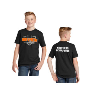 QC Mayhem Baseball Youth premium Short Sleeve Tee-Black