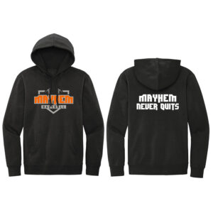 QC Mayhem Baseball Rah-Rah District Unisex V.I.T. Fleece Hoodie-Black