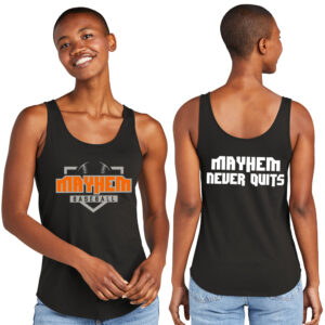 QC Mayhem Baseball District Women’s Perfect Tri Relaxed Tank-Black