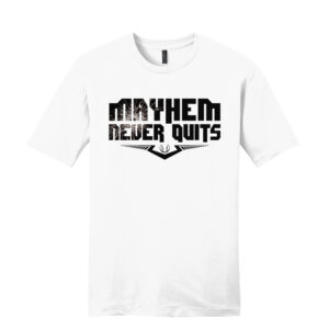 QC Mayhem Baseball Unisex Premium Short Sleeve Tee-White