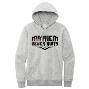 QC Mayhem Baseball Rah-Rah District Unisex V.I.T. Fleece Hoodie-Light Heather Grey