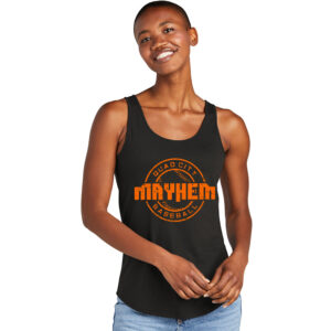 QC Mayhem Baseball District Women’s Perfect Tri Relaxed Tank-Black