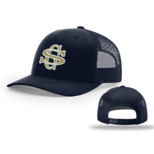 Sterling Gold SB Richardson Pro Mesh Adjustable Trucker Cap Solid-Navy