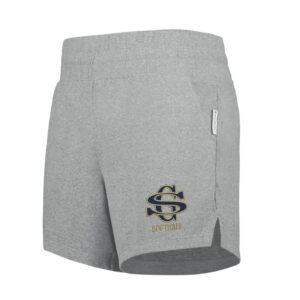 Sterling Gold SB Holloway Ladies Ventura Soft Knit Shorts-Grey heather