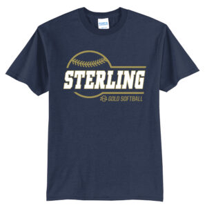 Sterling Gold SB Unisex Short Sleeve Tee-Navy