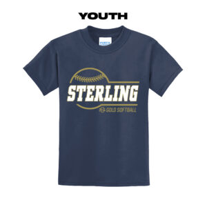 Sterling Gold SB Youth Short Sleeve Tee-Navy