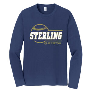 Sterling Gold SB Unisex Fan Favorite Long Sleeve Tee-Navy