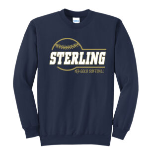 Sterling Gold SB Unisex Core Fleece Crewneck Sweatshirt-Navy